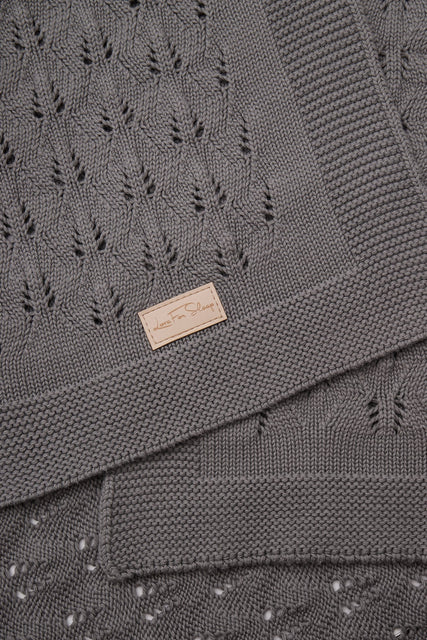 Kocyk Bawełniany – Wykonany z wysokiej jakości ażurowej dzianiny bawełnianej