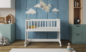 Niemowlęce łóżeczko dostawne z materacem - SmartCrib 90x40cm