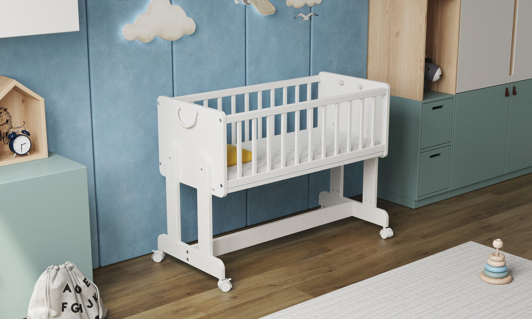 Niemowlęce łóżeczko dostawne z materacem - SmartCrib 90x40cm