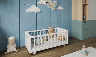 Niemowlęce łóżeczko dostawne z materacem - SmartCrib 90x40cm