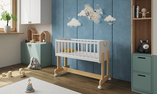 Niemowlęce łóżeczko dostawne z materacem - SmartCrib 90x40cm